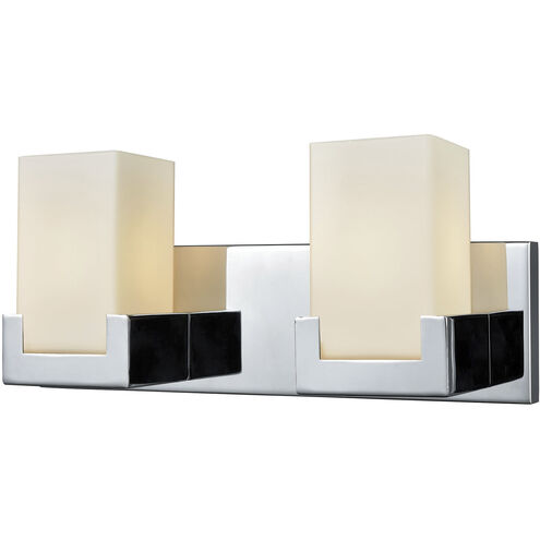 Balcony 2 Light 16 inch Polished Chrome Vanity Light Wall Light
