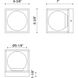 Alora Mood Amelia 1 Light Black Outdoor Wall Light