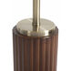 Tambo 30 inch 23 watt Dark Walnut and Weathered Brass Table Lamp Portable Light