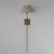 Dunbridge 1 Light 12 inch Weathered Brass Wall Sconce Wall Light