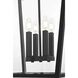 Oxford 4 Light 20 inch Black Outdoor Pendant