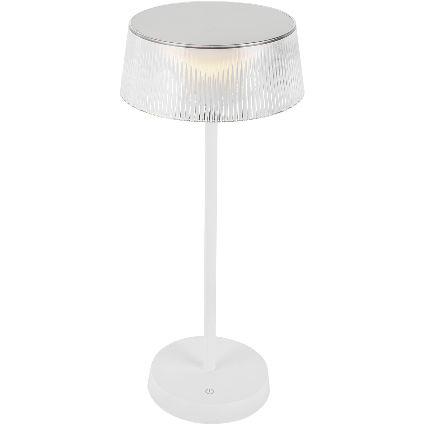 Tindra 14.38 inch 3 watt White Table Lamp Portable Light