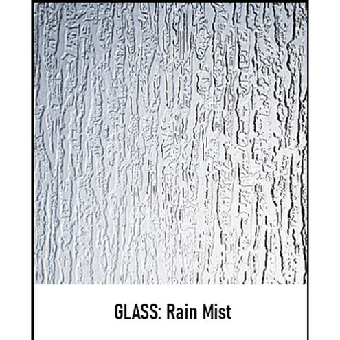 Saint Clair 2 Light 15.5 inch Rustic Brown Semi-Flush Mount Ceiling Light in Rain Mist