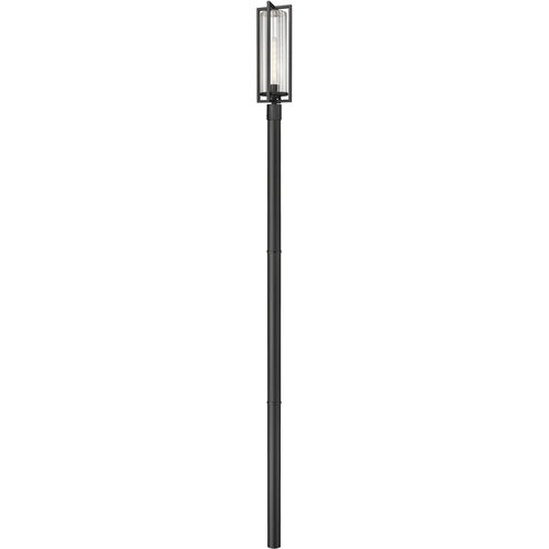 Aura 1 Light 119.75 inch Black Outdoor Post Mounted Fixture in G9