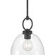 Velto 1 Light 10 inch Matte Black Pendant Ceiling Light
