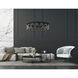 Coronation LED 39.25 inch Black Single Pendant Ceiling Light