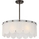 Ashton 4 Light 20 inch Mediterranean Bronze Covertible SemiFlush Ceiling Light, Essentials