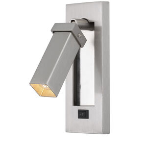 Emily LED 2.25 inch Brushed Steel Wall Lamp Wall Light