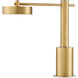 Dialect 21.75 inch 10 watt Brushed Brass/Brushed Nickel Desk Lamp Portable Light