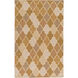 Nia 96 X 60 inch Taupe, Tan, Light Gray, Cream Rug