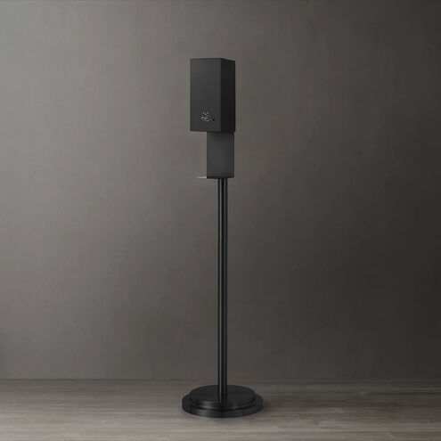 Luxe Matte Black Floor Standing Touchless Hand Sanitizer Dispenser
