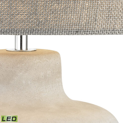 Rockport 17 inch 9.00 watt Polished Concrete Table Lamp Portable Light