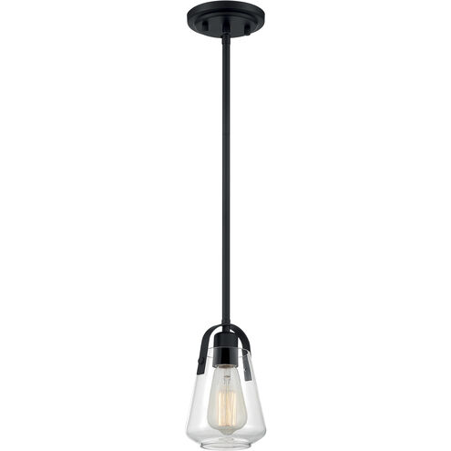 Skybridge 1 Light 5 inch Matte Black Pendant Ceiling Light