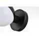Majesty 1 Light 5 inch Black Bath Sconce Wall Light
