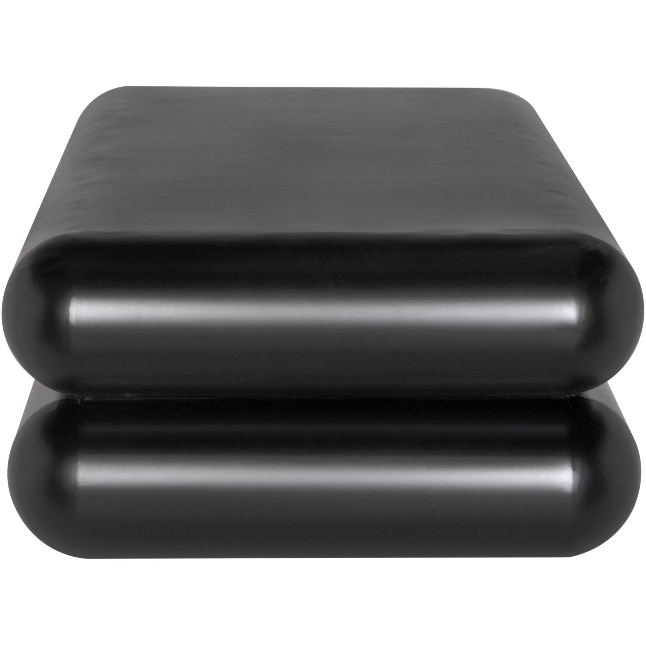 Flexum 64.5 X 34 inch Matte Black Coffee Table