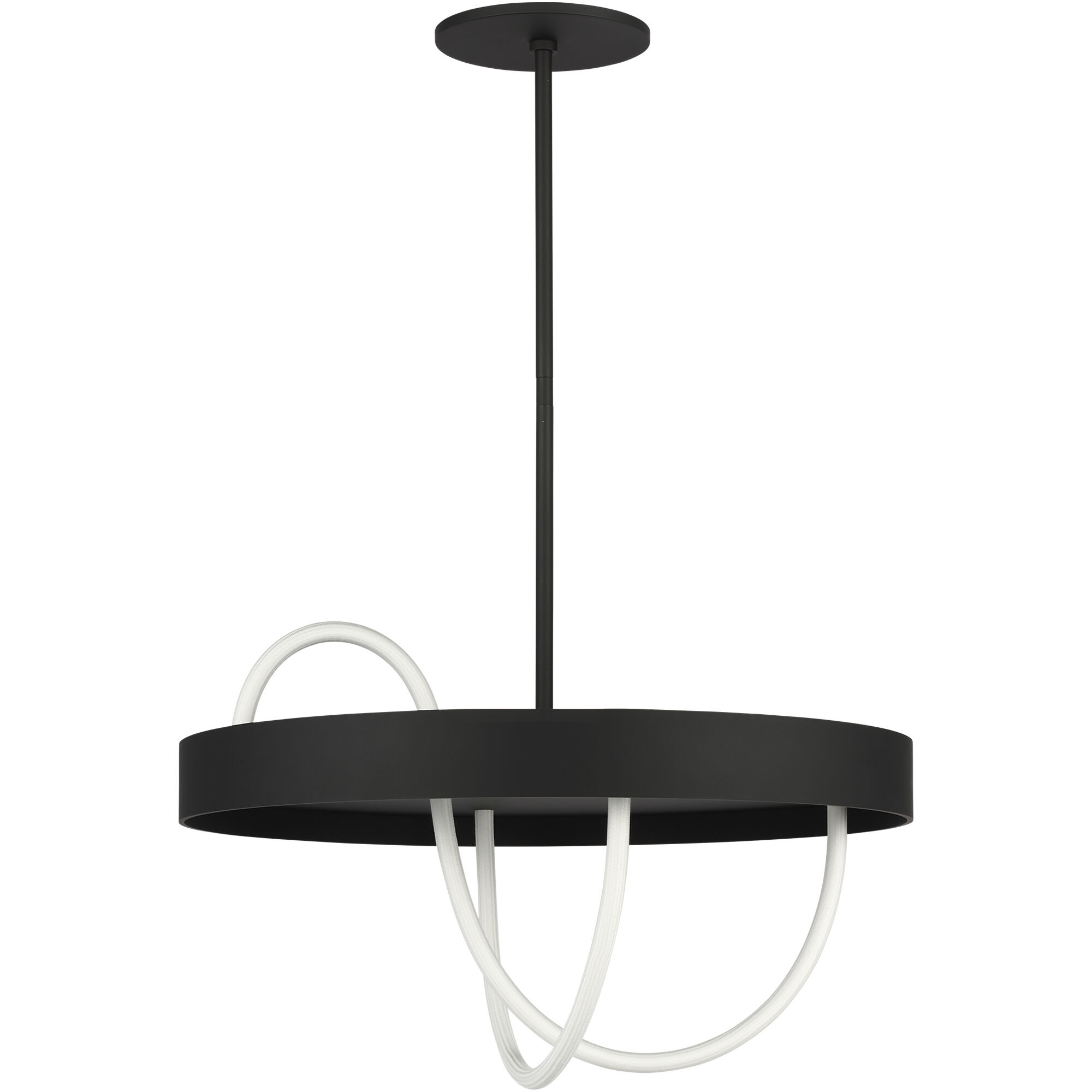 Sean Lavin Uneri LED 28.3 inch Nightshade Black Chandelier Ceiling Light