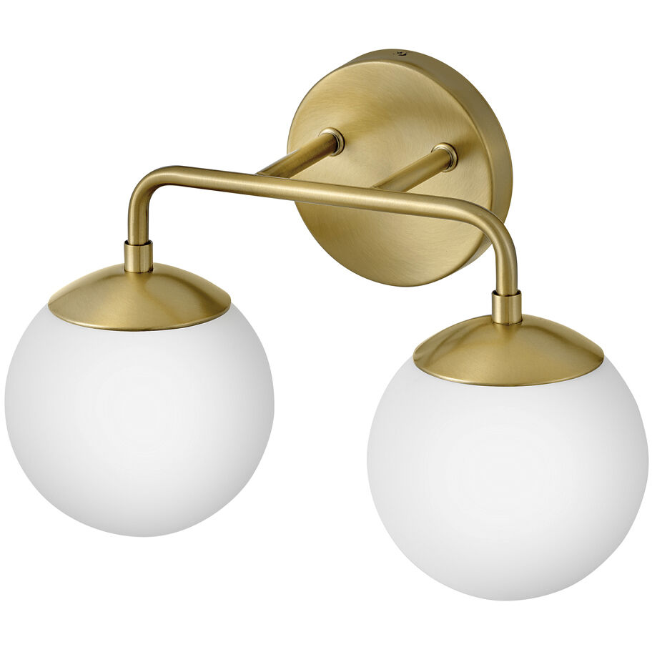 Julep LED 15 inch Lacquered Brass Bath Light Wall Light