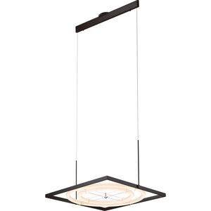 Formula 2 Light 30 inch Satin Dark Gray Pendant Ceiling Light