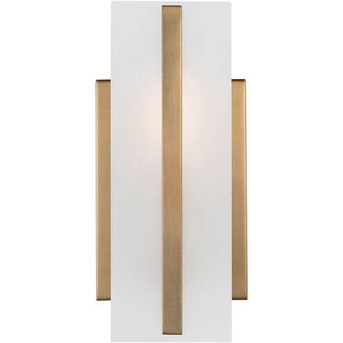 Dex 1 Light 4.75 inch Satin Brass Bath Vanity Wall Light