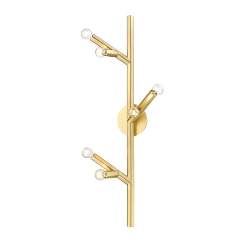 Oaks Wall Sconce Wall Light in Brushed Brass
