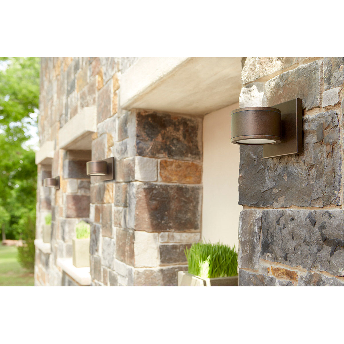 Ceres 2 Light 5 inch Oiled Bronze Outdoor Wall Sconce