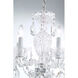 Sterling 5 Light 16 inch Silver Chandelier Ceiling Light in Polished Silver, Sterling Heritage