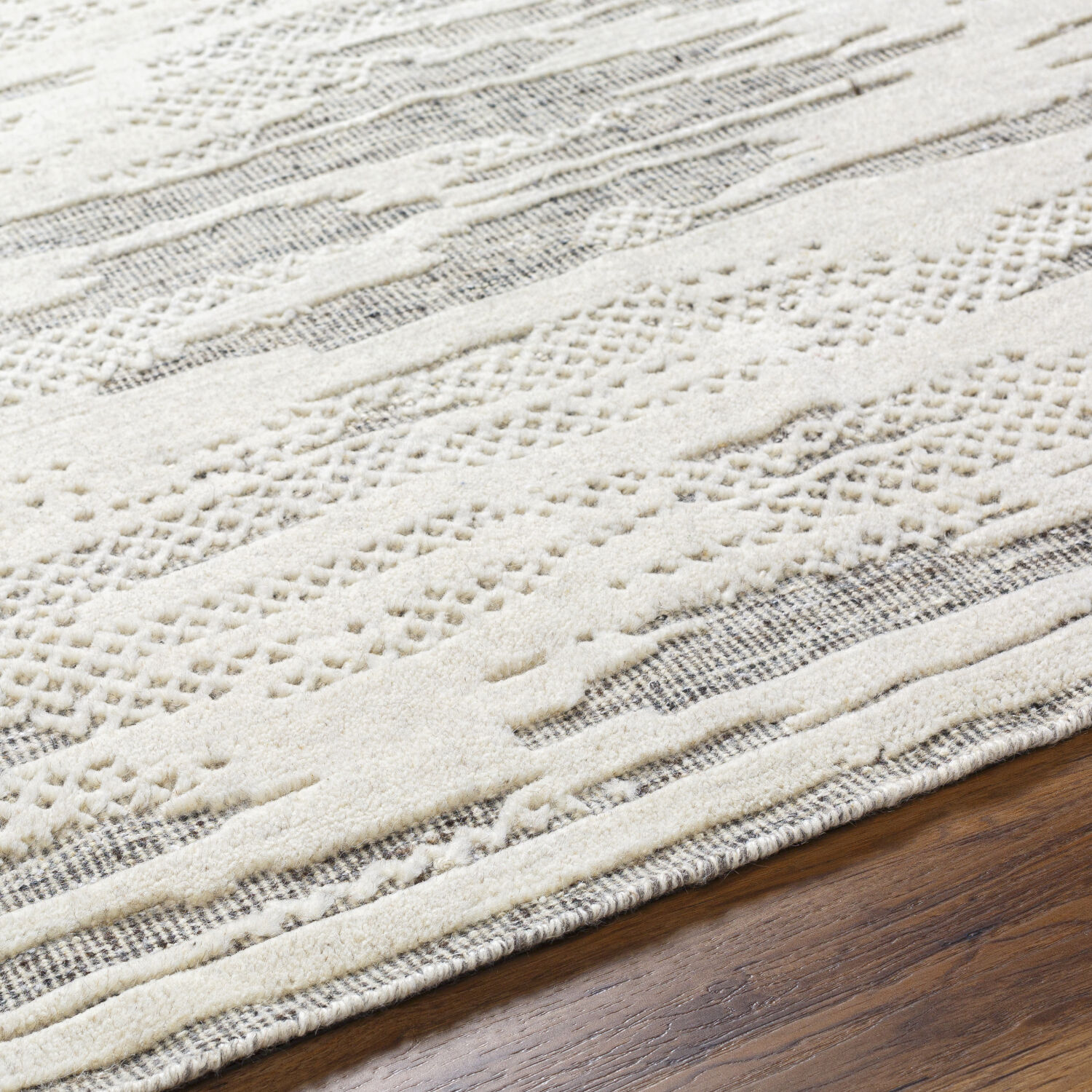 Tunus 168 X 120 inch Black Rug, Rectangle