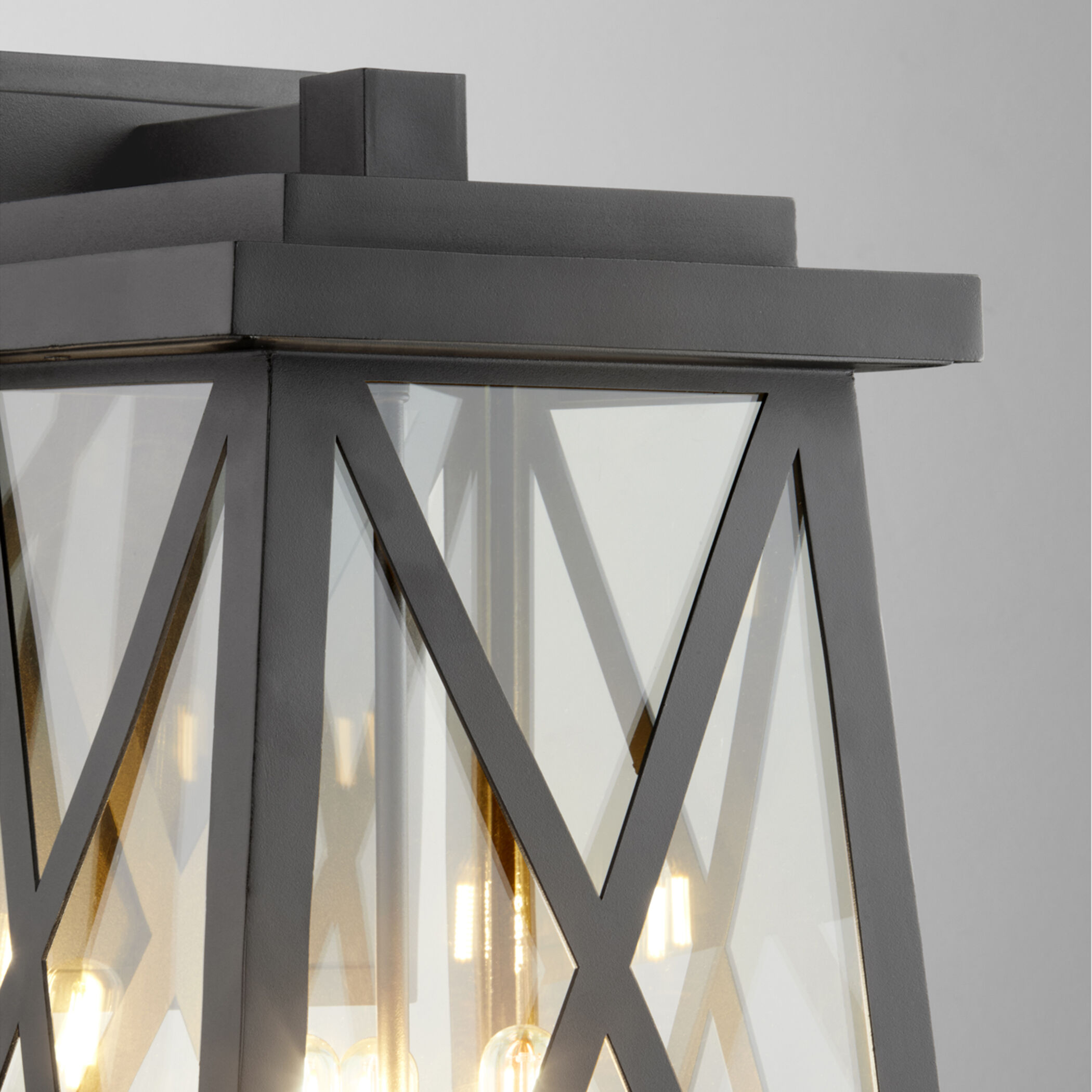 Artesno 3 Light 22 inch Textured Black Outdoor Wall Lantern