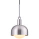 Forked LED 7.87 inch Steel Pendant Ceiling Light
