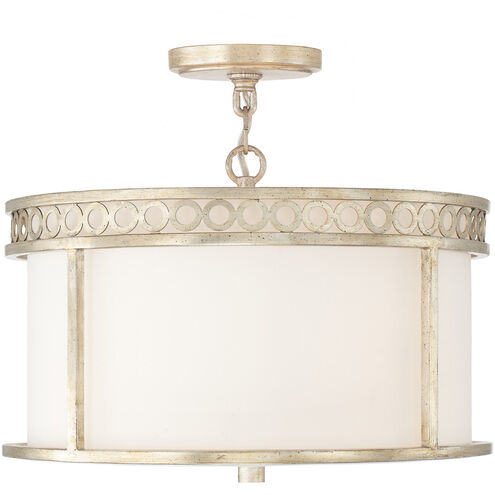 Isabella 4 Light 15.25 inch Winter Gold Semi-Flush Mount Ceiling Light, Convertible Dual Mount