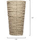 Seawall 1 Light 7.5 inch Natural Cone Sconce Wall Light