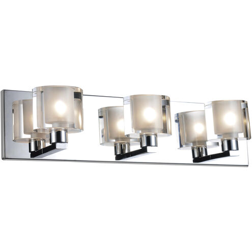 Tina 3 Light 19 inch Chrome Wall Light