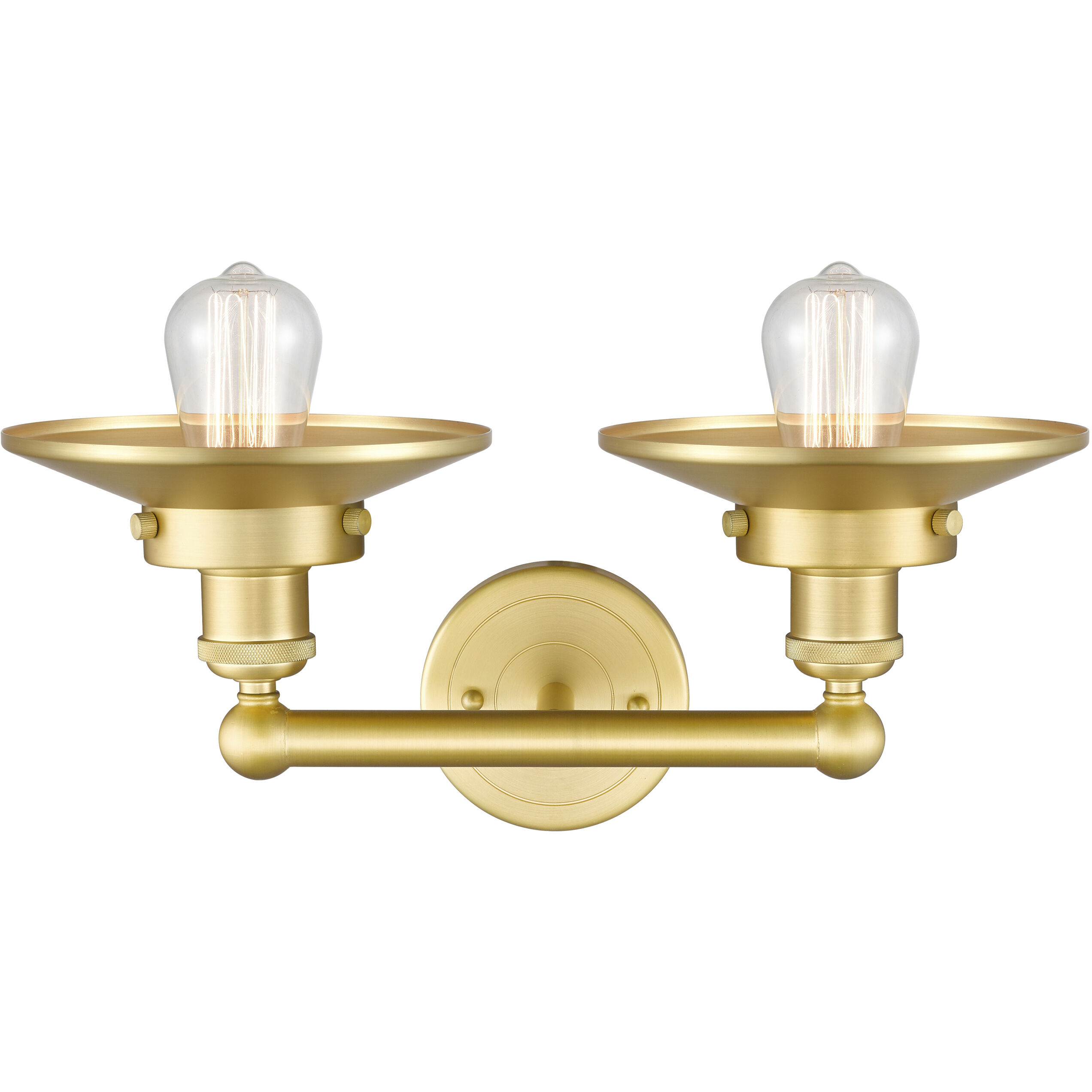 Railraod 2 Light 17 inch Satin Gold Bath Vanity Light Wall Light