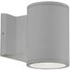 Nordic LED 5 inch Gray Exterior Wall Sconce