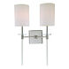 Sutton 2 Light 14 inch Polished Nickel Wall Sconce Wall Light