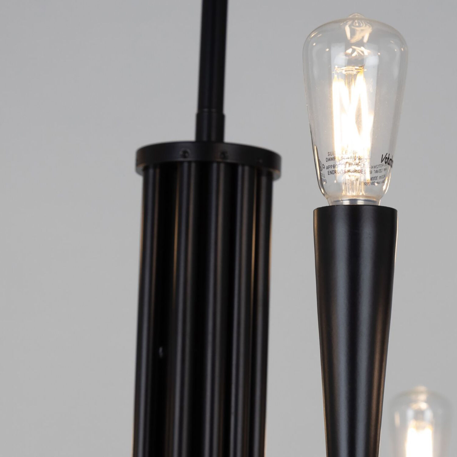 Bronte LED 25.25 inch Black Chandelier Ceiling Light