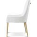 Judith Leiber Couture Martini Dining Side Chair, Wooden, Upholstered