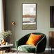 Westward Green and Gray and Rust and White Framed Art