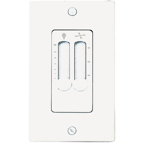 Signature White Fan Control System, 4 Speed with Faceplate