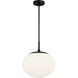 ED Ellen DeGeneres Lune 1 Light 12.38 inch Aged Iron Pendant Ceiling Light