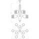Nora 9 Light 32.5 inch Oiled Burnished Bronze Chandelier Ceiling Light