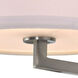 Monaco 1 Light 8 inch Satin Nickel Wall Sconce Wall Light