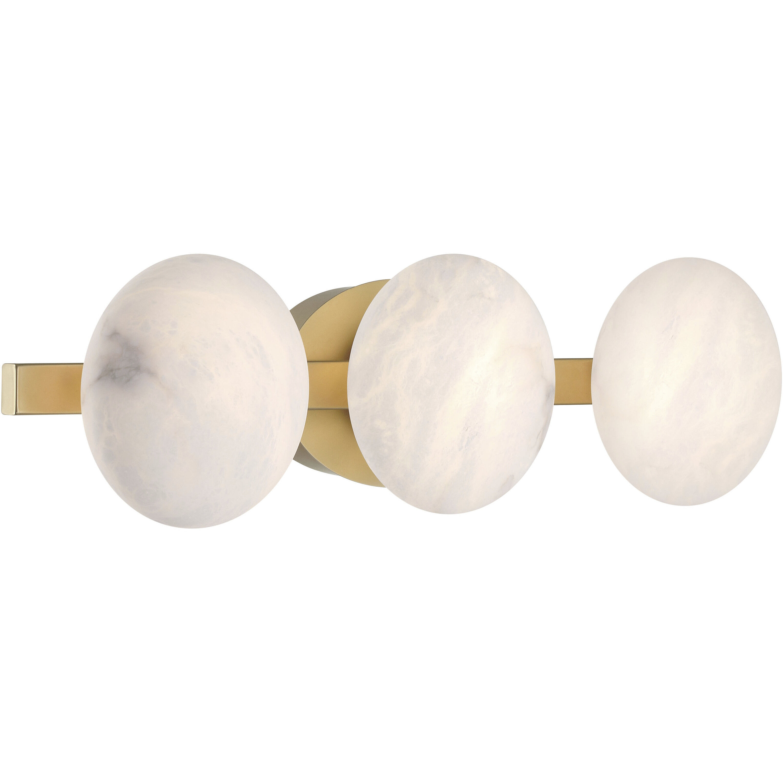 Zill LED 24 inch Lily Gold Vanity Light Wall Light