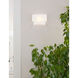 Textile Collection 1 Light 14 inch White ADA Wall Sconce Wall Light