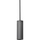 Luxe Cylinder LED 3.5 inch Matte Black Pendant Ceiling Light