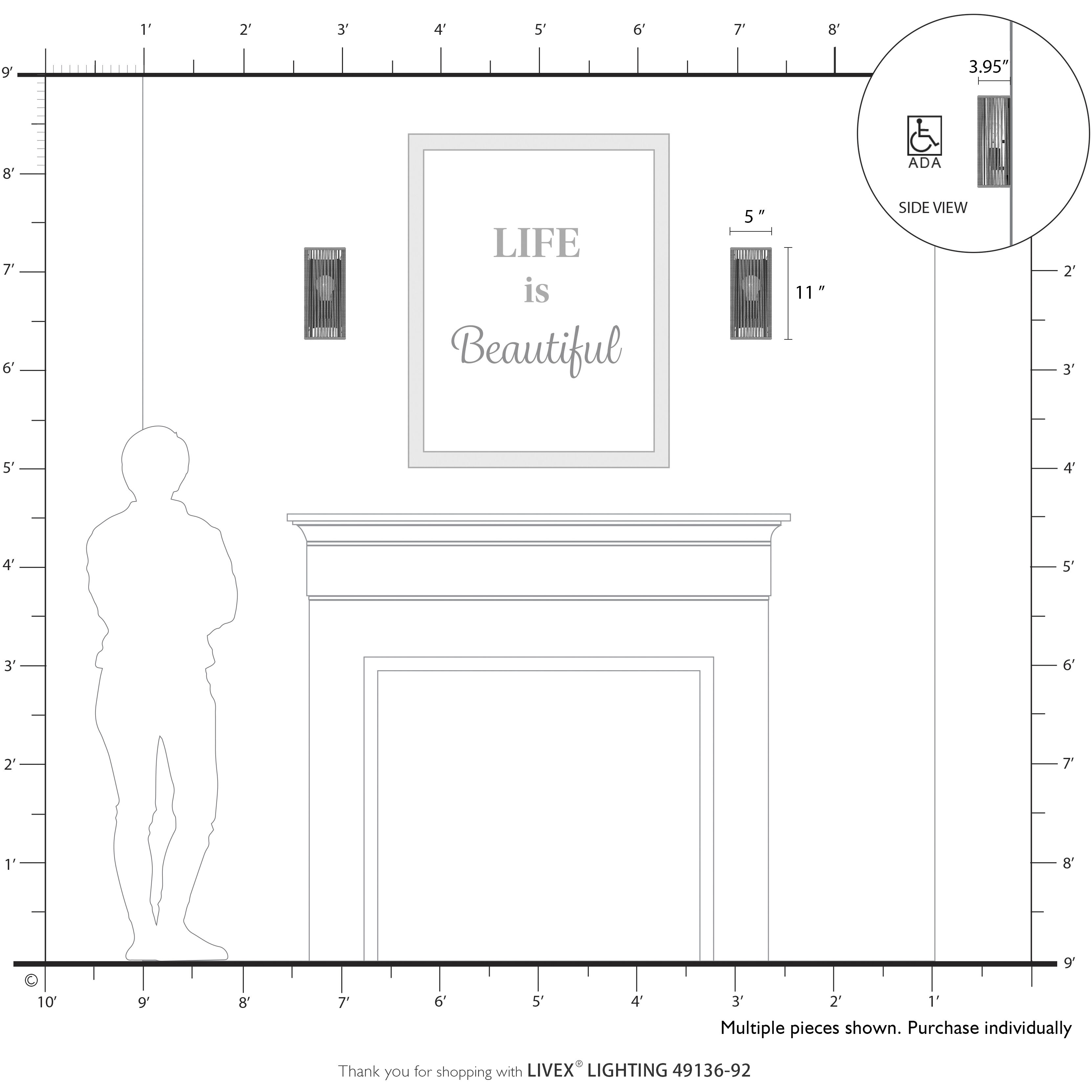 Acordia Wall Sconce Wall Light in English Bronze