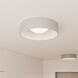 Ilios LED 14 inch Satin White Surface Mount Ceiling Light