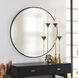 Tabitha 42 X 42 inch Black Wall Mirror