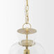 Sadah 11.25 inch Clear Pendant Light Ceiling Light