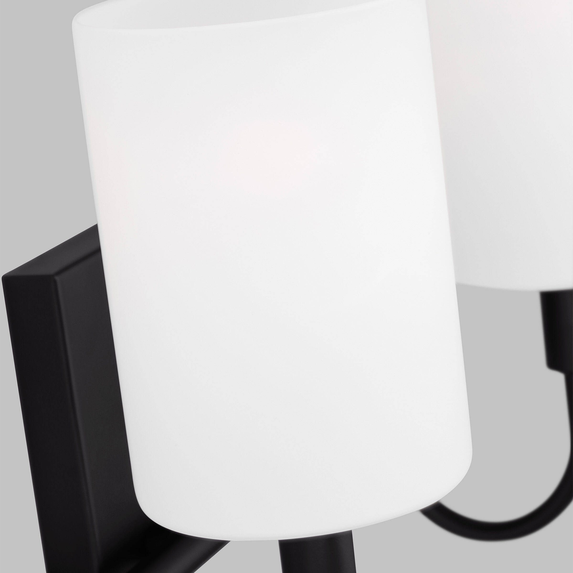 Oak Moore 2 Light 13.88 inch Midnight Black Bath Vanity Wall Light